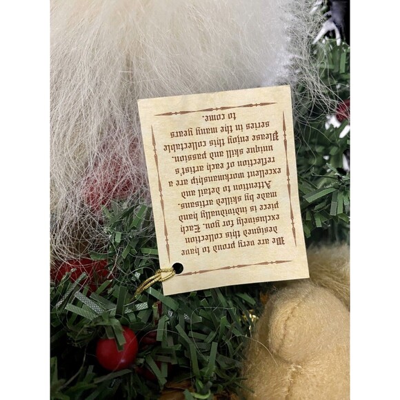 Santa Statue 18” Old World Santa Limited Edition Collection 2004 With Skies,Tree - Picture 14 of 15